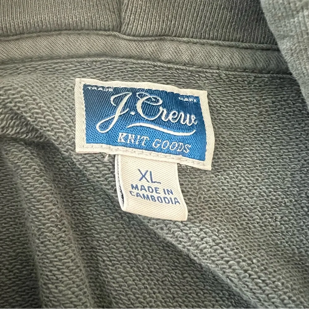 J. Crew Olive Green Hoodie thick